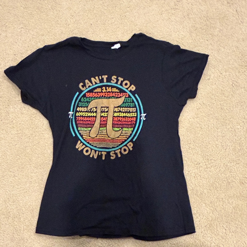 Math teacher Pi shirt